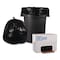 Boardwalk 45 gal Trash Bags, 40 in x 46 in, Super Extra Heavy-Duty, 1.6 Mil, Black, 100 PK BWK 521 - alternate 3